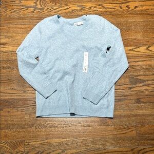 Croft & Barrow V-Neck Sweater in Soft Blue